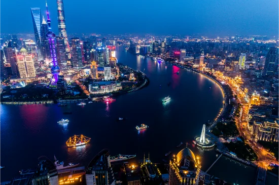 Shanghai di notte